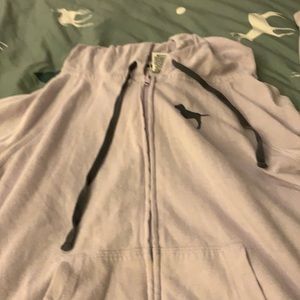 Lavender Pink zip up sweatshirt